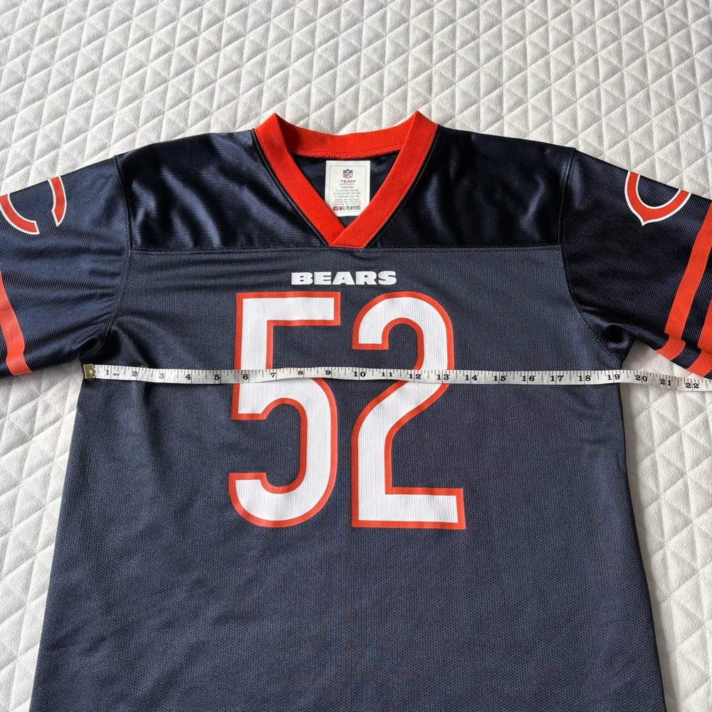 Khalil Mack Jersey #52 Chicago Bears NFL Football Youth XL (16/18) - Picture 14 of 15